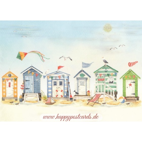 Beach houses - Postcard
