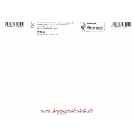 Strandhäuschen - Postkarte