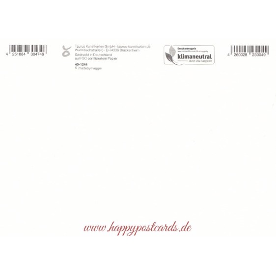 Du schaffst das - Shamrock - Postcard