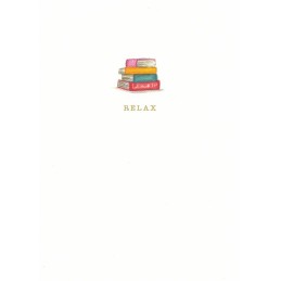 Relax - Books - Postcard