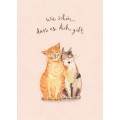 Wie schön, dass es dich gibt - Cats - Postcard