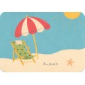 Auszeit - Relaxing chair - Poppies Postcard