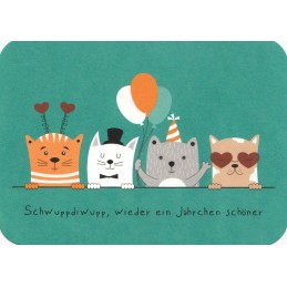Schwuppdiwupp, wieder ein Jährchen schöner - Poppies Postcard