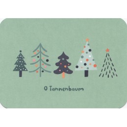 O Tannenbaum - Poppies Postcard
