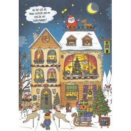 Wo hat sich die Maus versteckt? - Weihnachtskarte