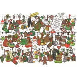 Wo ist der Schokoladennikolaus? - Weihnachtskarte