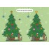Find the hidden difference - Christmas trees - Christmas Postcard