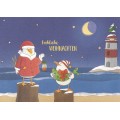 Fröhliche Weihnachten - Christmas seagulls - Christmas Postcard