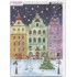 Weihnachtliche Straße - Adventskalender zum Aufstellen
