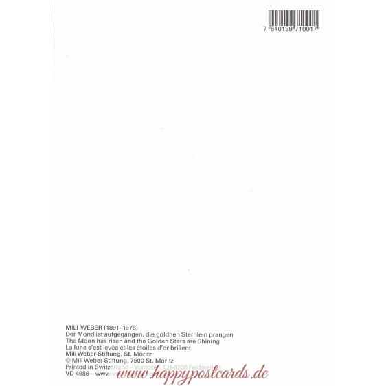 Der Mond ist aufgegangen - Postkarte