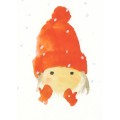 In a Red Woolen Cap - Postcard