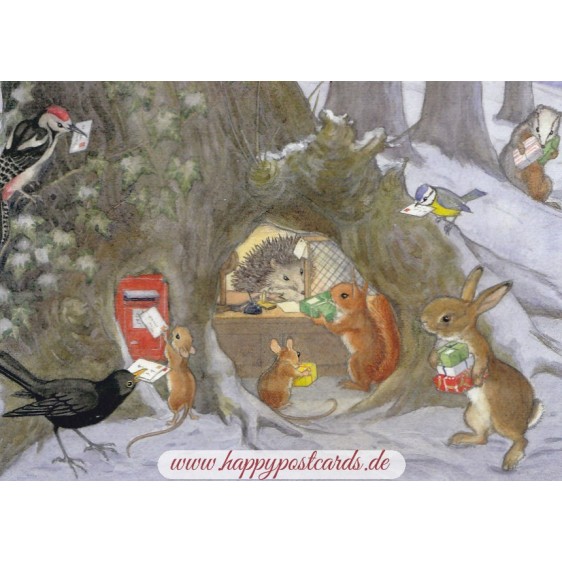 Christmas post office - Christmas - Postcard