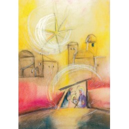 A light above Bethlehem - Christmas - Postcard