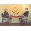 Brennender Tannenbaum - Weihnachtskarte