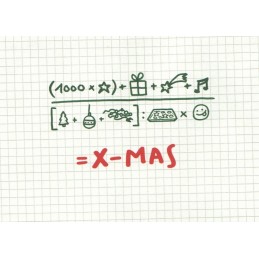 More about Christmas equation - Christmas Postcard