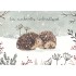 Ein wundervolles Weihnachtsfest - Igel - Weihnachtskarte