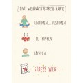 Anti Weihnachtsstress - Weihnachtskarte