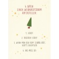 4 Arten einen Weihnachtsbaum aufzustellen - Christmas Postcard
