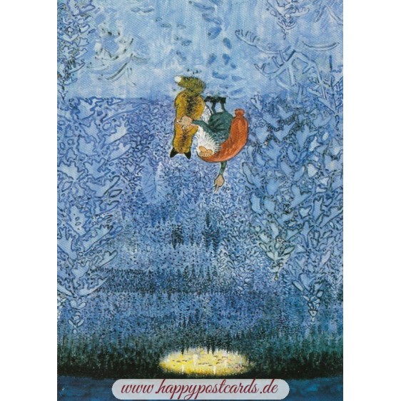 Tomte Tummetott und Fuchs - Postkarte