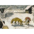 Tomte Tummetott and Fox 2 -  Postcard