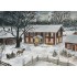Hof im Winter - Pettersson Postkarte