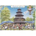 München - English Garden - Tausendschön - Postcard