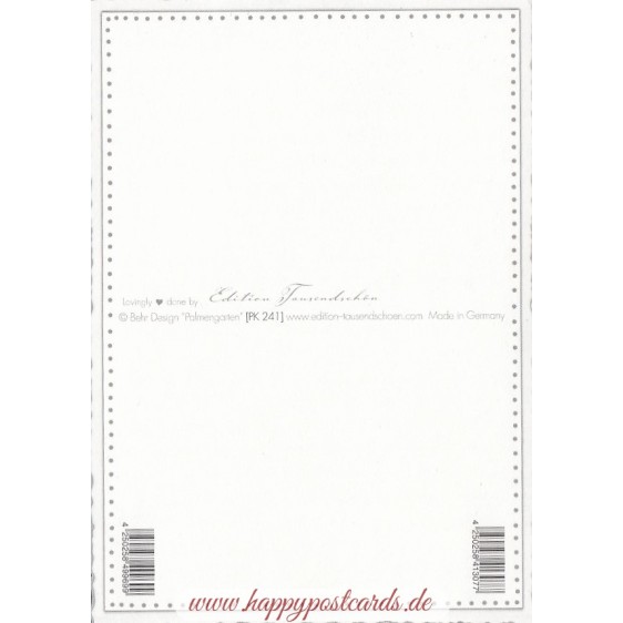 München - Englischer Garten   - Tausendschön - Postkarte