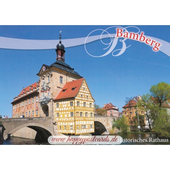 Bamberg - Historical Townhall -  Viewcard