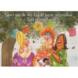 Sport gibt dir das Gefühl -  Ingrid Berendsen Postcard