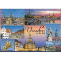 Dresden on the Elbe - Multi - Viewcard