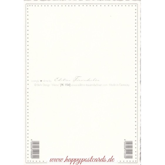 Meise - Tausendschön - Postkarte