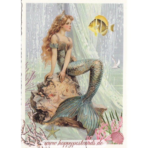 Mermaid - Tausendschön - Postcard