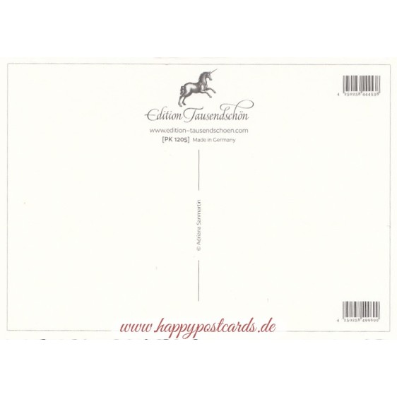 Grüße von der See  - Tausendschön - Postkarte