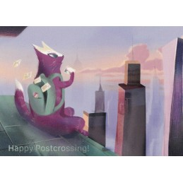 Happy Postcrossing - USA: New York - Postkarte