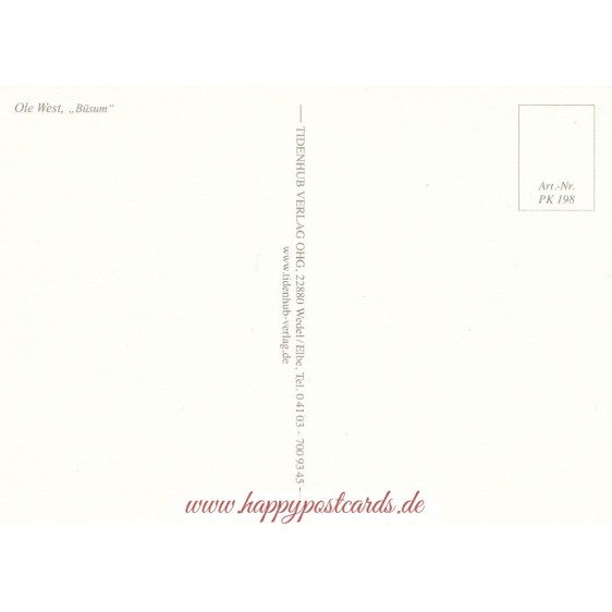 Büsum - Ole West - Postcard