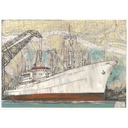 Cap San Diego Tampera - Ole West - Postcard