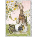 Bunny and Chick No.51 - Auguri - Barbara Behr - Postcard