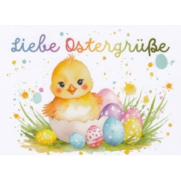 More about Liebe Ostergrüße - Chick - Easterpostcard