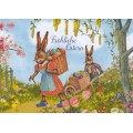 Bunny pair - Carola Pabst Postcard