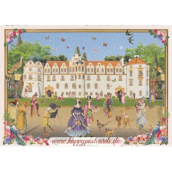 Celle - Schloss - Tausendschön - Postkarte