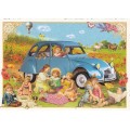 Picknick - Tausendschön - Postkarte