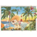Lady in Paradise - Tausendschön - Postcard