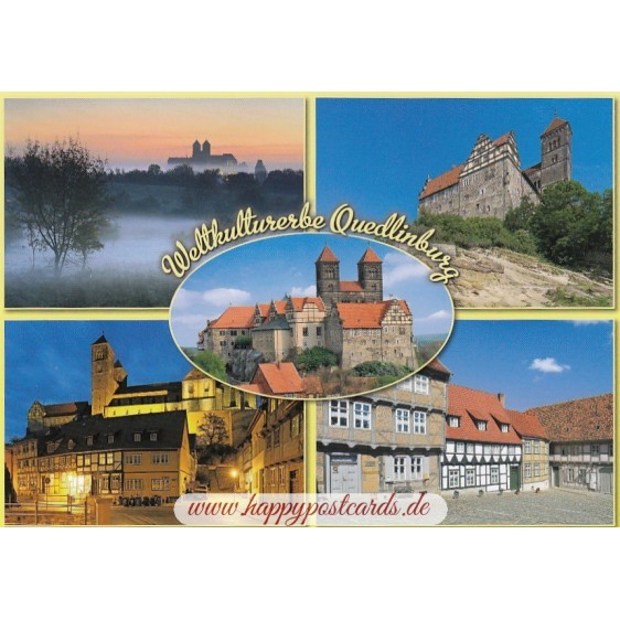 Quedlinburg - Multi- Viewcard