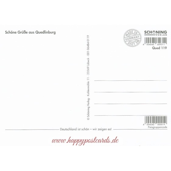 Quedlinburg - Multi- Viewcard
