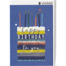 Happy Birthday to you - Geburtstagsgrußkarte