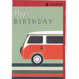 Hippie Birthday - Geburtstagsgrußkarte