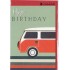Hippie Birthday - Birthday greeting card
