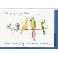 Zum Geburtstag - Ich pfeife aufs Alter - Birthday greeting card