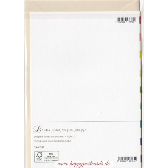 Happy Birthday - Stripes - Birthday greeting card