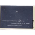 Erinnerungen sind kleine Sterne - Condolence card